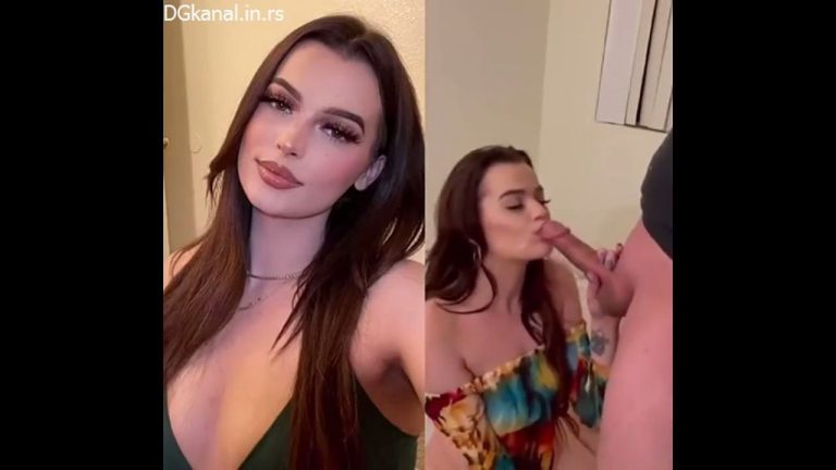 Fashion Model Sucks And Swallows
